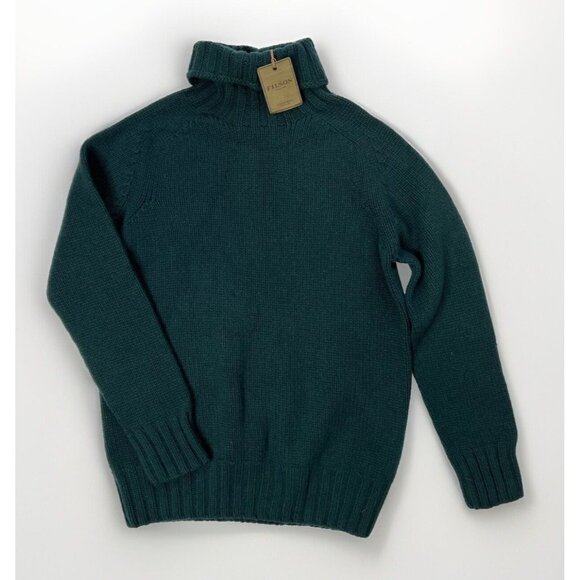 NWT Filson Lambswool Turtleneck Knit Sweater / Emerald Green / Women’s Medium